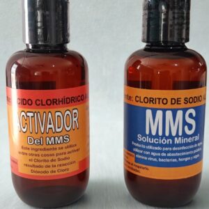 MMS - Solución Mineral de Clorito de Sodio al 28% y Activador - Ácido Clorhídrico al 4%